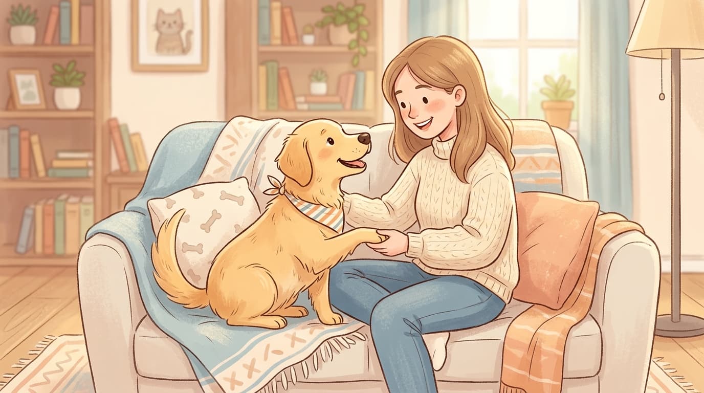 Lenguaje corporal canino descifrado: qué significa realmente cuando tu perro te pone una pata encima