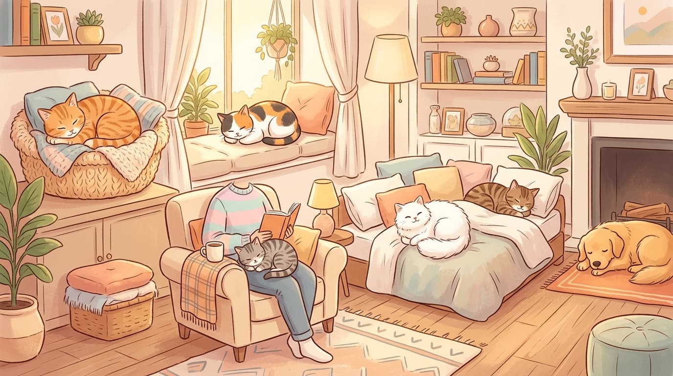 Where Your Cat Sleeps Says a Lot About Love (7 Favorite Spots Decoded)