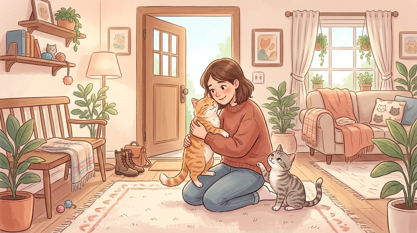 What Your Cat Really Feels When You Leave the House (and How to Make It Easier)