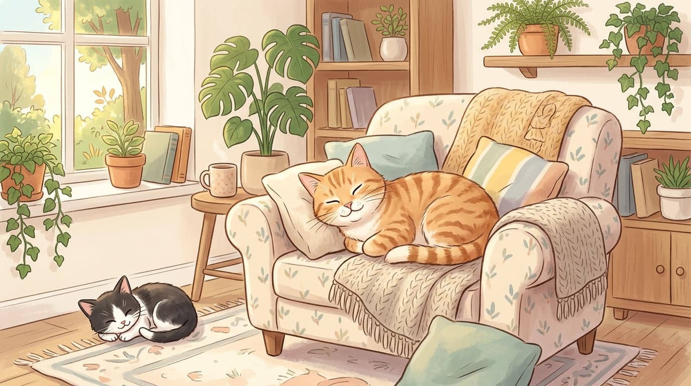 7 stille Anzeichen dafür, dass deine Katze ihr bestes Leben lebt (auch wenn es nicht so aussieht)