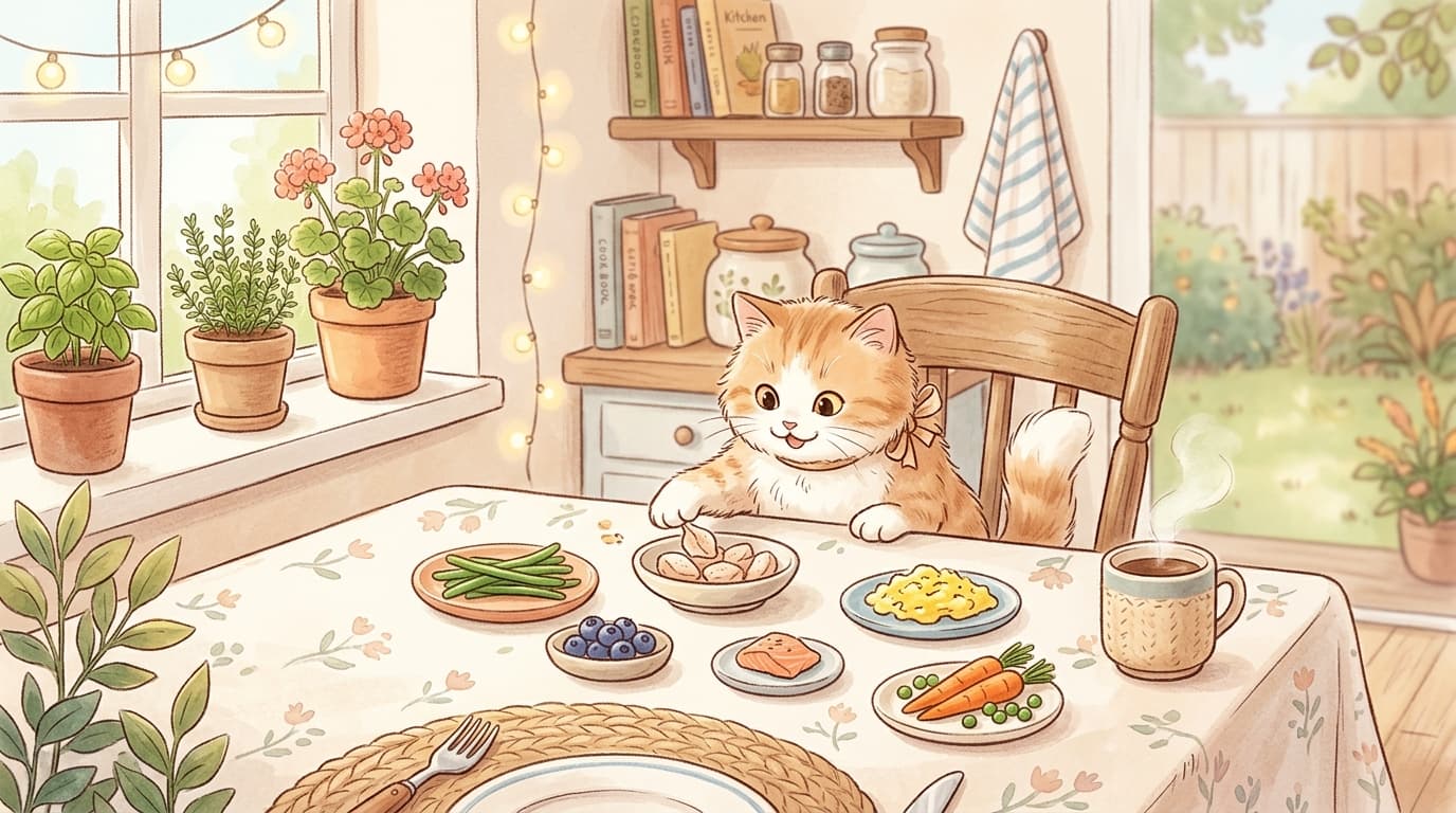 15 Human Foods Cats Can Safely Enjoy (And Why They’re So Drawn to Your Plate)