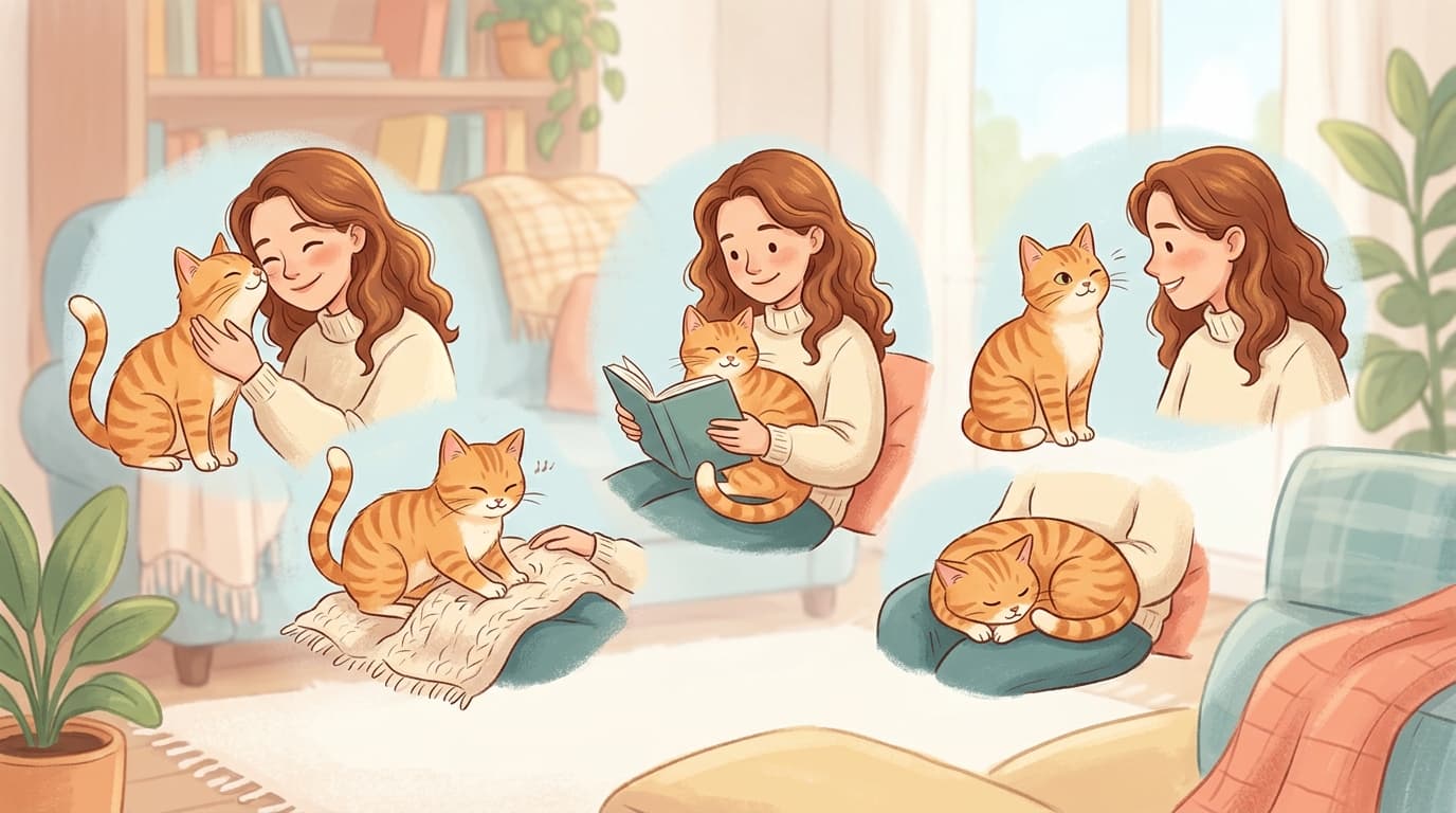 5 stille Katzen-Komplimente, die bedeuten, dass du ihr Lieblingsmensch bist