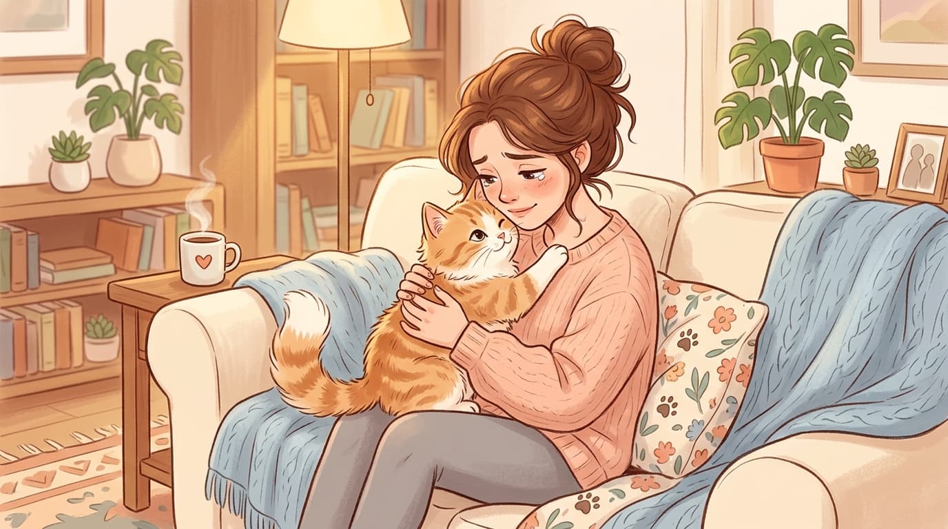 How Cats Know When You Need Comfort (And Why Their Support Feels So Real)