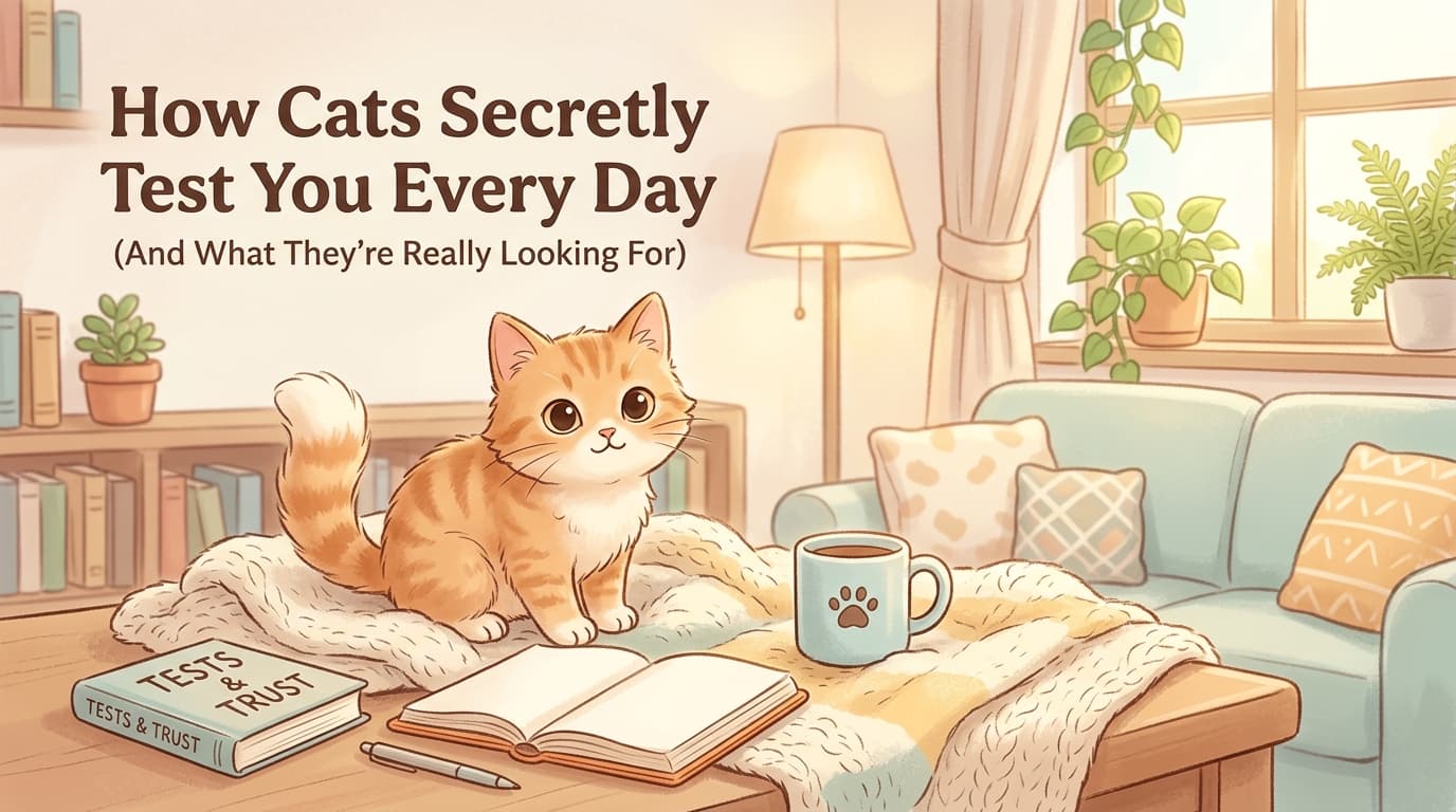 How Cats Secretly Test You Every Day (And What They’re Really Looking For)