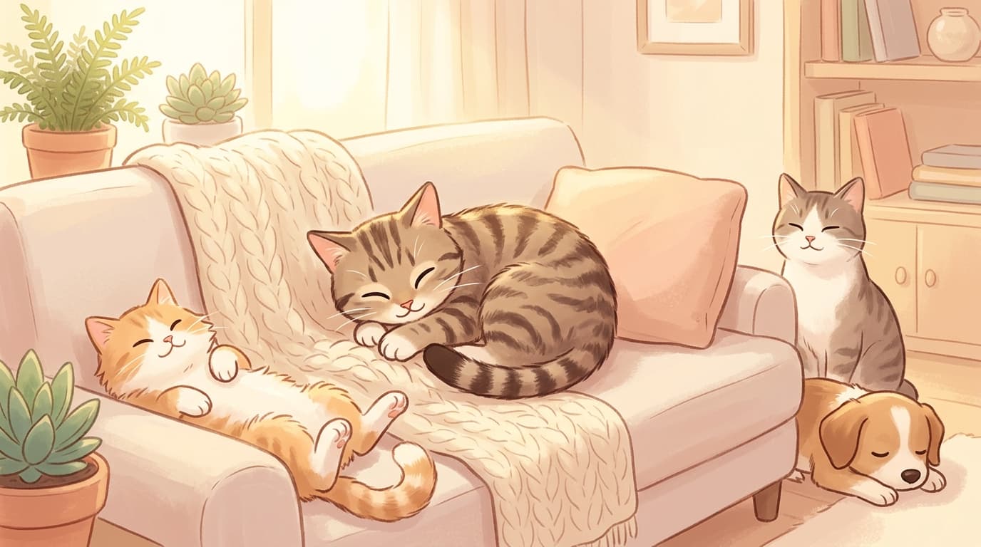 7 leise Anzeichen dafür, dass deine Katze wirklich glücklich ist (die meisten Halter übersehen sie)