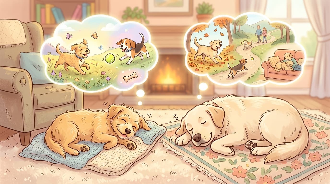 What Do Dogs Dream About? REM Sleep, Twitchy Paws, and the Memories They Replay