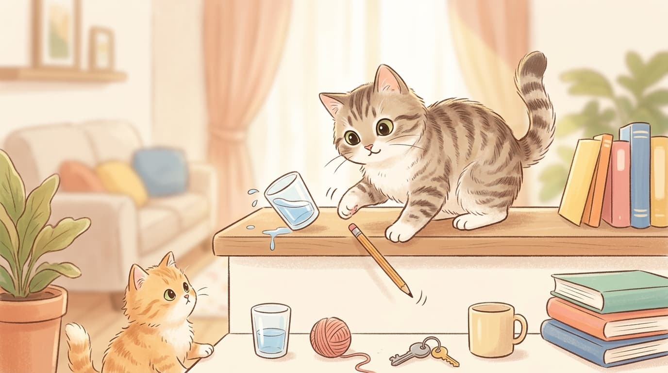 Why Cats Knock Things Over: The Real Reasons Behind That Push-and-Scatter Habit
