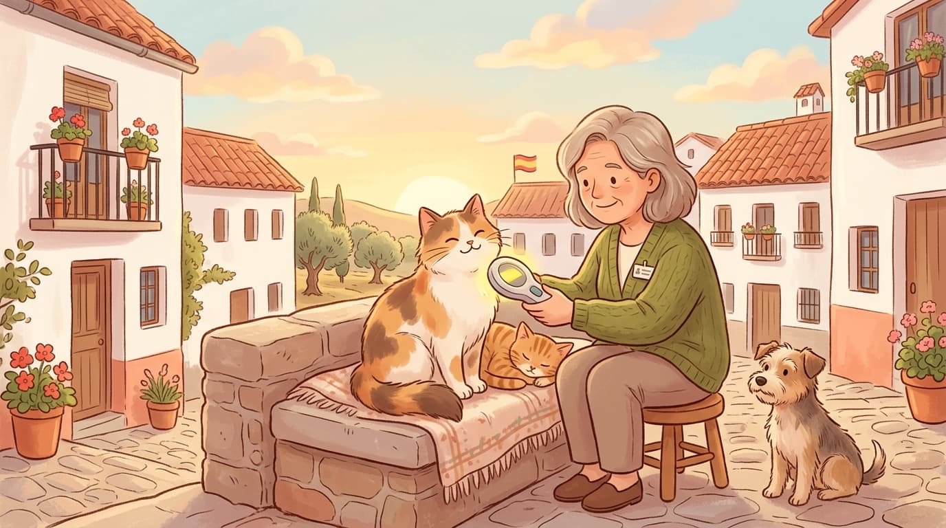 Deinen Kater in Spanien chippen lassen: Was das Gesetz von 2023 verlangt (und welche Bußgelder drohen)