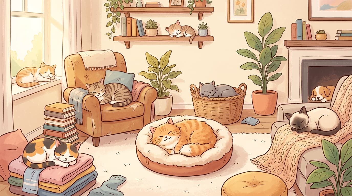 Warum deine Katze dort schläft: Was 7 Lieblingsplätze über Vertrauen und Bindung verraten