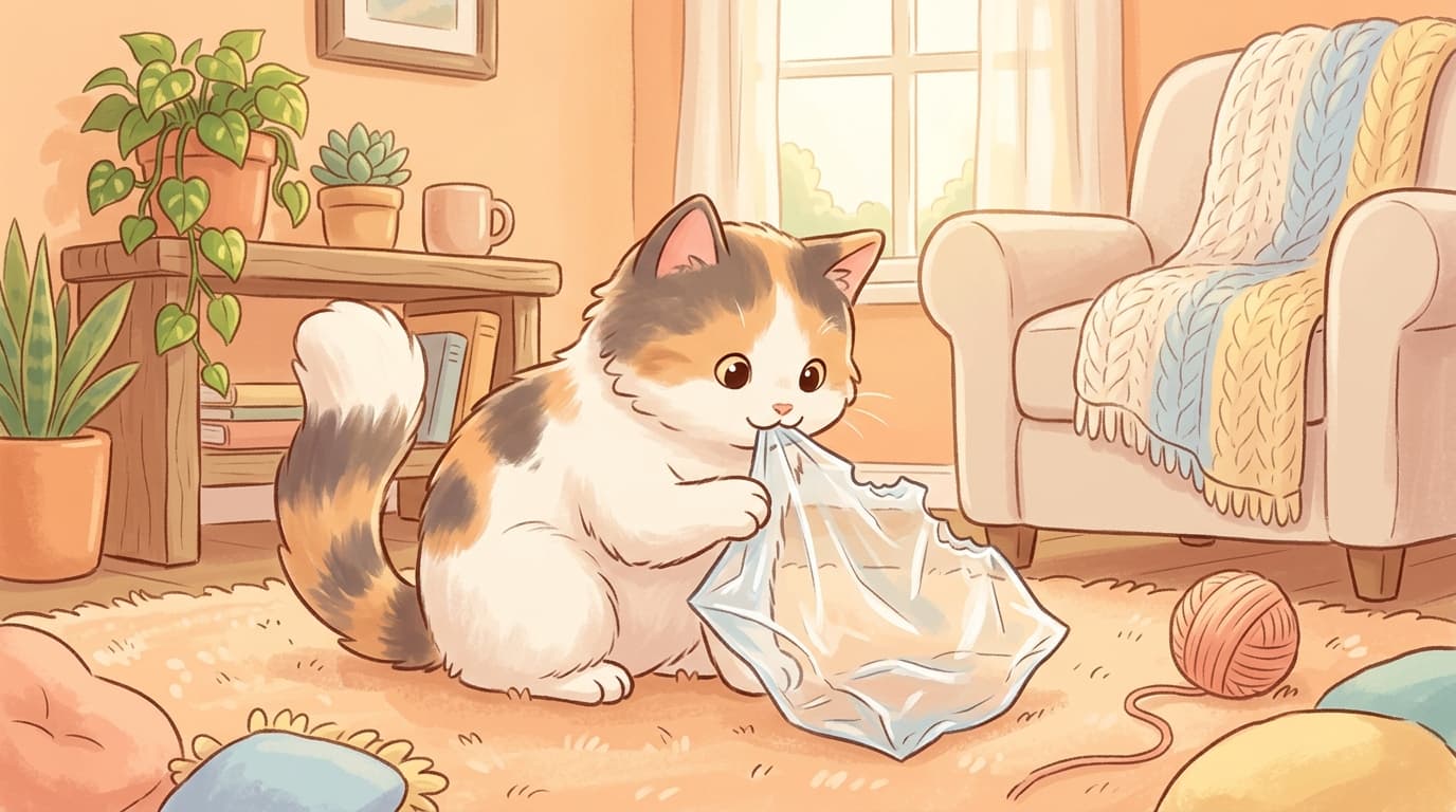 Why Cats Eat Plastic (and How to Stop the Chewing Habit)
