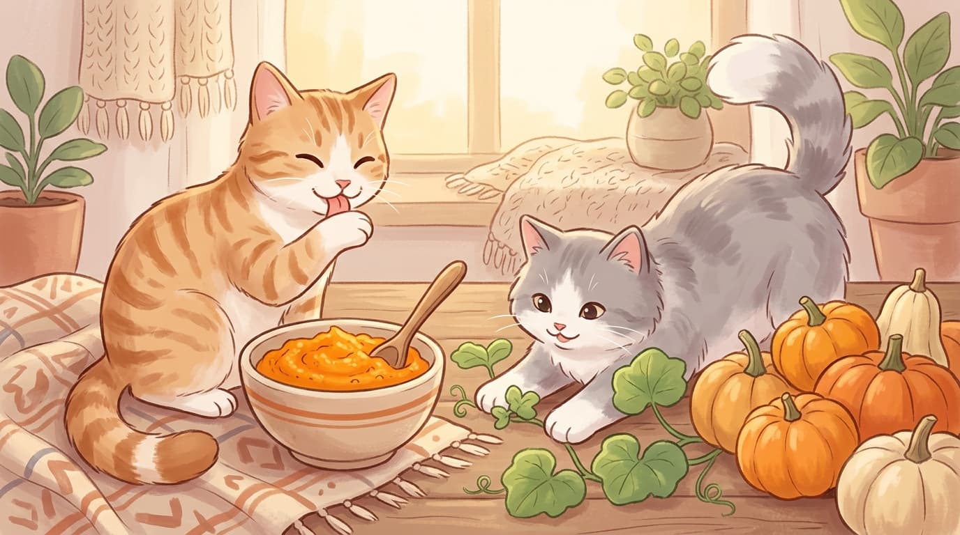 Pumpkin for Cats: The Simple Food Add-In That Supports Digestion and Helps Push Out Worms