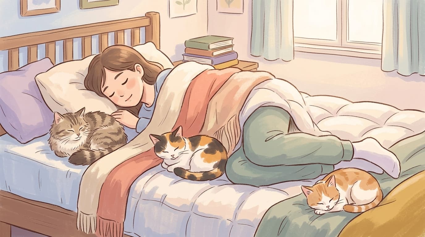 Dormir com seu gato? A psicologia diz que você pode compartilhar estes 5 traços de personalidade