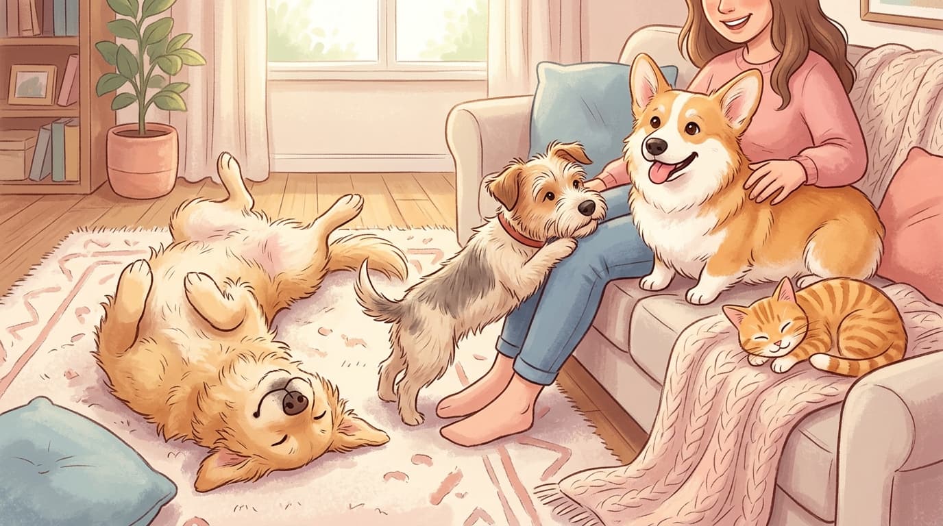 15 Signs Your Dog Is Truly Happy (Not Just ‘Fine’)—From Belly-Up Sleep to Micro-Touches