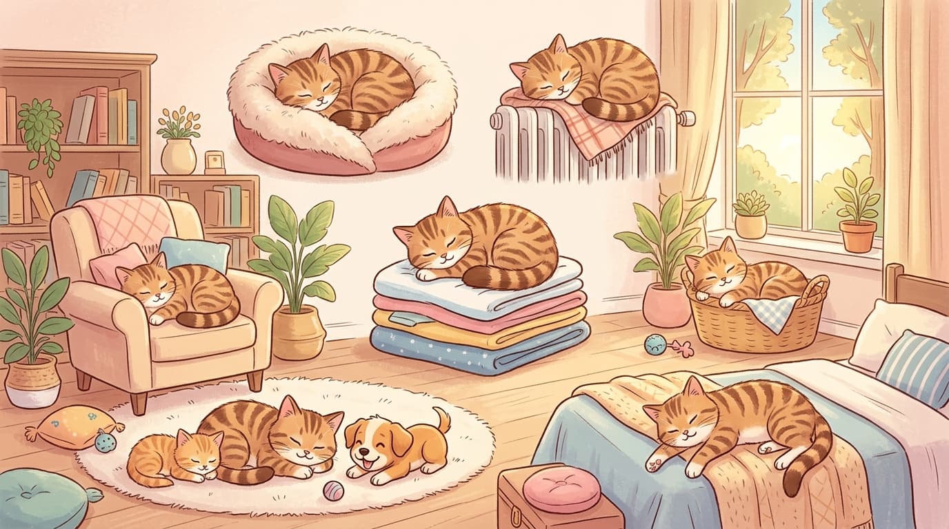 Where Your Cat Sleeps Says a Lot About Love (7 Favorite Spots Decoded)