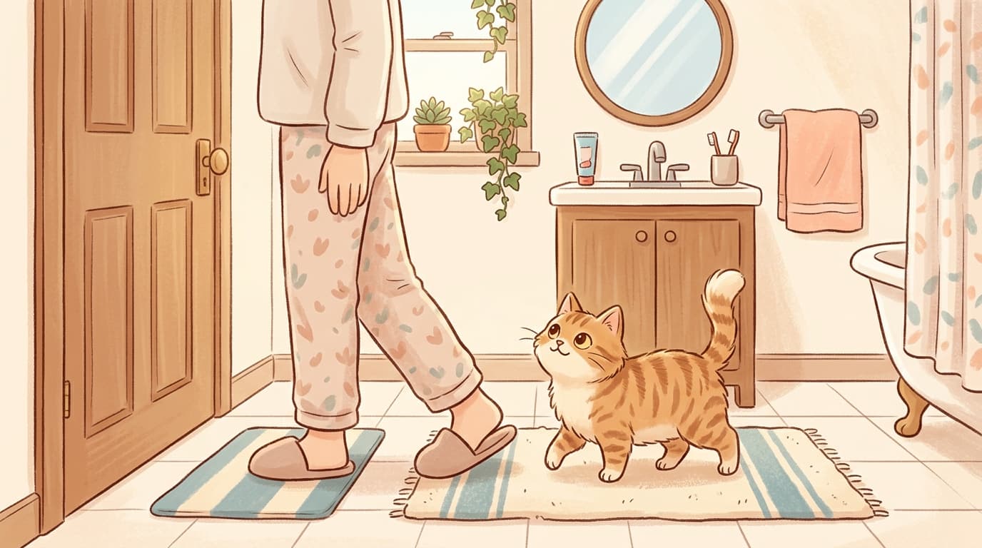 Why Your Cat Follows You to the Bathroom (It’s Not Just Clinginess)